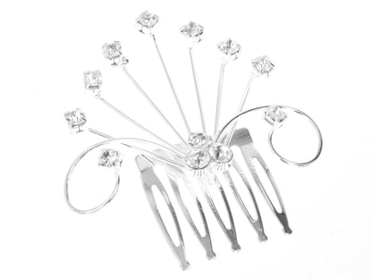 Crystal Spray Side Hair Comb Slide