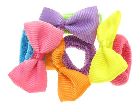 Bright Bow Ponios Hair Elastics Hair Bands