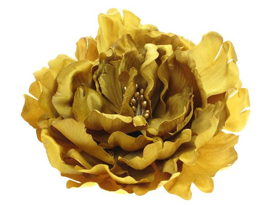 Gold Hair Flower Hair Clip Clamp Grip Fascinator Slide Ladies Girls Wedding