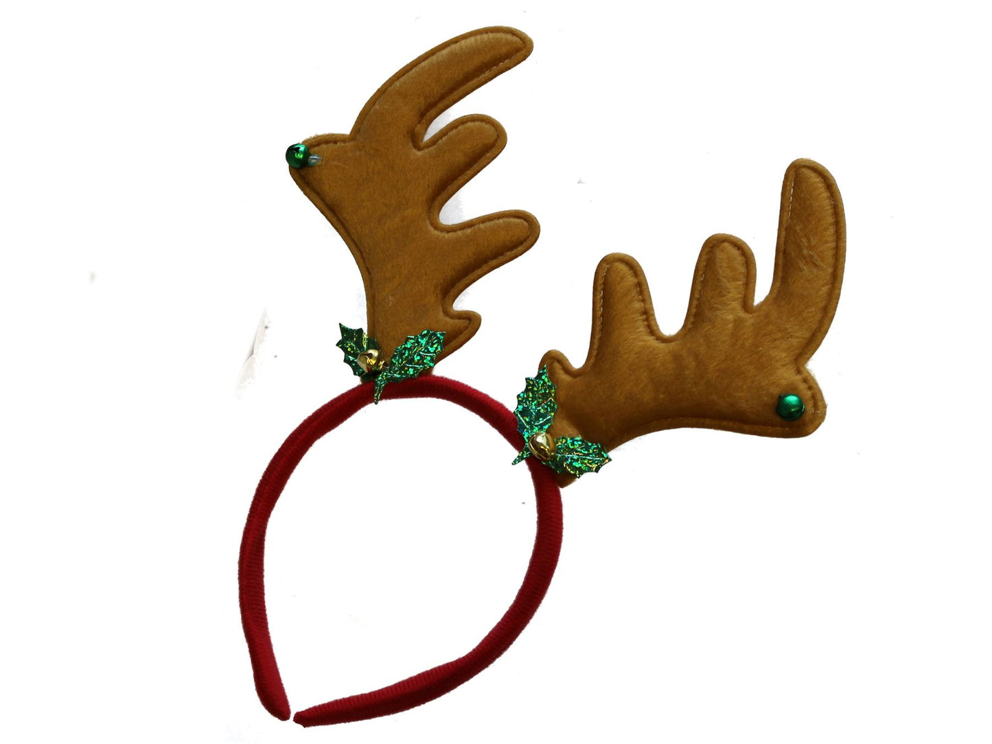 Christmas Bell Reindeer Antlers Xmas Headband Hair Band Party Boppers