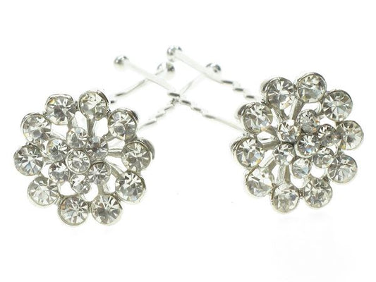 Crystal Cluster Hair Pins