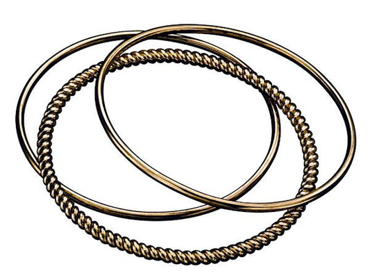 Fiorelli Gold Twist  Bangle BRaceslet Womens Ladies Girlss