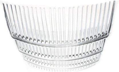 8 Pack 9cm Clear Plain Side Hair Combs Slides Grips