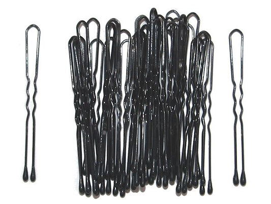 4.5cm Short Black Waved Hair Pins Bobby Pins Grips