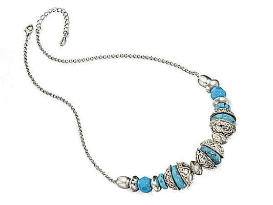 Fiorelli Turquoise Multi Bead Necklace Fashion Jewellery Ladies Women