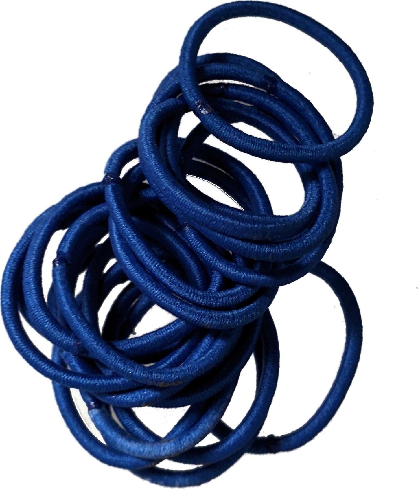 Small Royal Blue Snag-Free Thin Hair Bobbles Hair Elastics Hair Bands