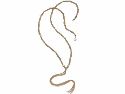 Golden Tassel Necklace Fashion Jewellery Ladies Women