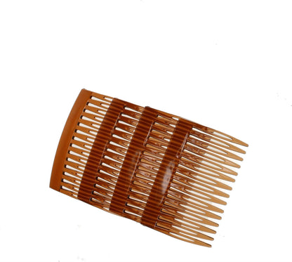 4 Pack 7cm Tort Brown Side Hair Combs Slides Clips