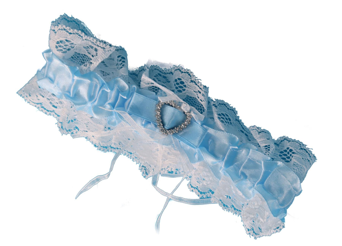 Ladies Blue Heart Garter Ladies Wedding