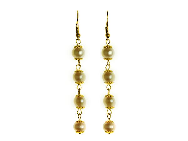 Ivory Freshwater Pearl Drop Earrings