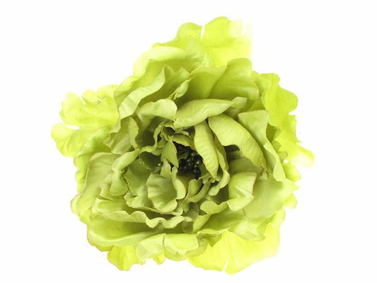 Green Hair Flower Clip Clamp Fascinator Slide Ladies Girls Wedding