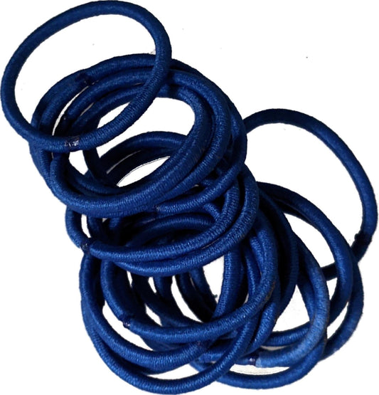 Small Royal Blue Snag-Free Thin Hair Bobbles Hair Elastics Hair Bands