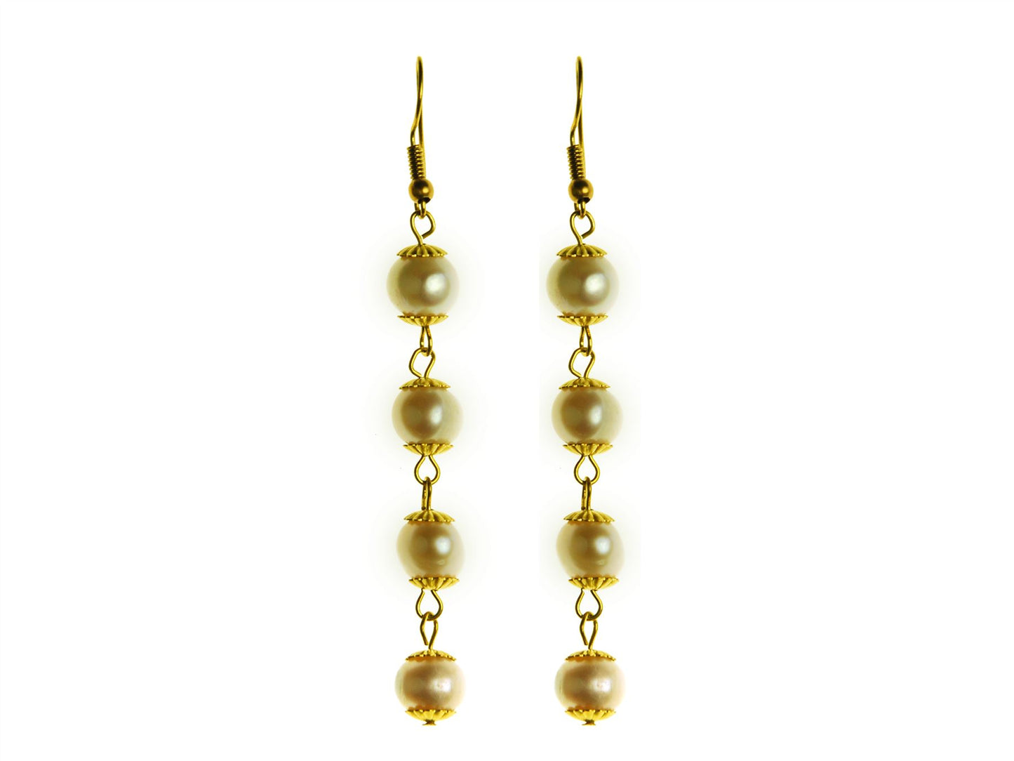 Ivory Freshwater Pearl Drop Earrings