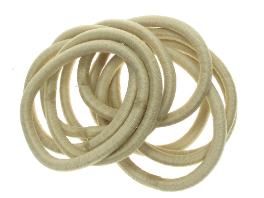 Blonde Snag-Free Hair Elastic Bobbles Hair Bands