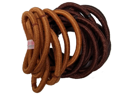 Small Brown Snag-Free Elastics