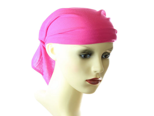 Hot Pink Tube Headband Hair Band Under Scarf Hijab Sports Cycle Running