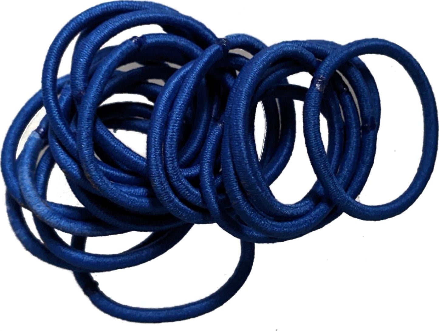 Small Royal Blue Snag-Free Thin Hair Bobbles Hair Elastics Hair Bands