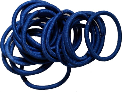 Small Royal Blue Snag-Free Thin Hair Bobbles Hair Elastics Hair Bands