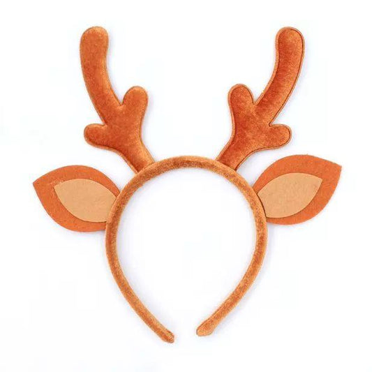 Christmas Reindeer Antlers Novelty Xmas Headband Hair Band Party Deeley Boppers