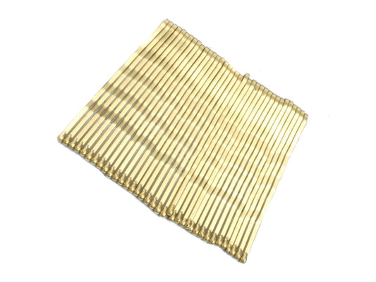 36 Golden Blonde Hair Grips Kirby Grips Hair Slides Clips Bobby Pins 4.5cm