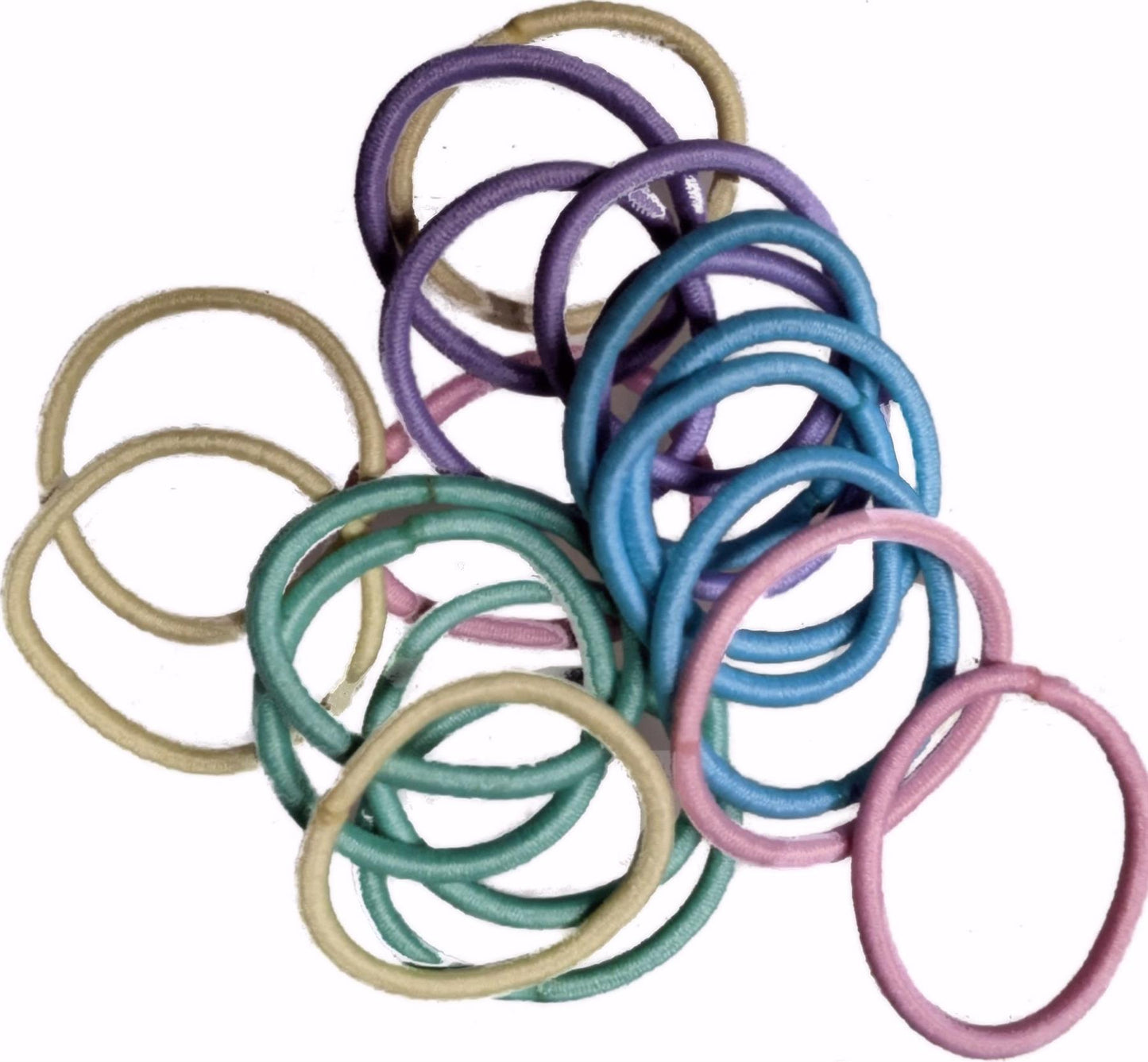 Mini Small Pastel Endless Snag Free Hair Bobbles Hair Elastics Hair Bands