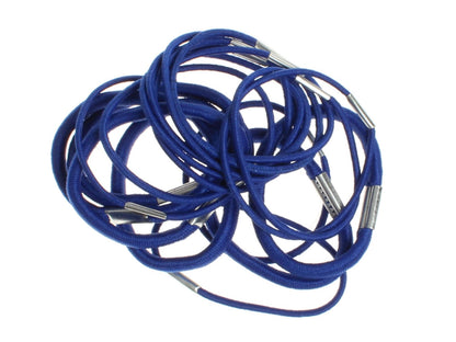 18 Royal Blue Thick And Thin Elastics Hair Bands Bobbles School Colours