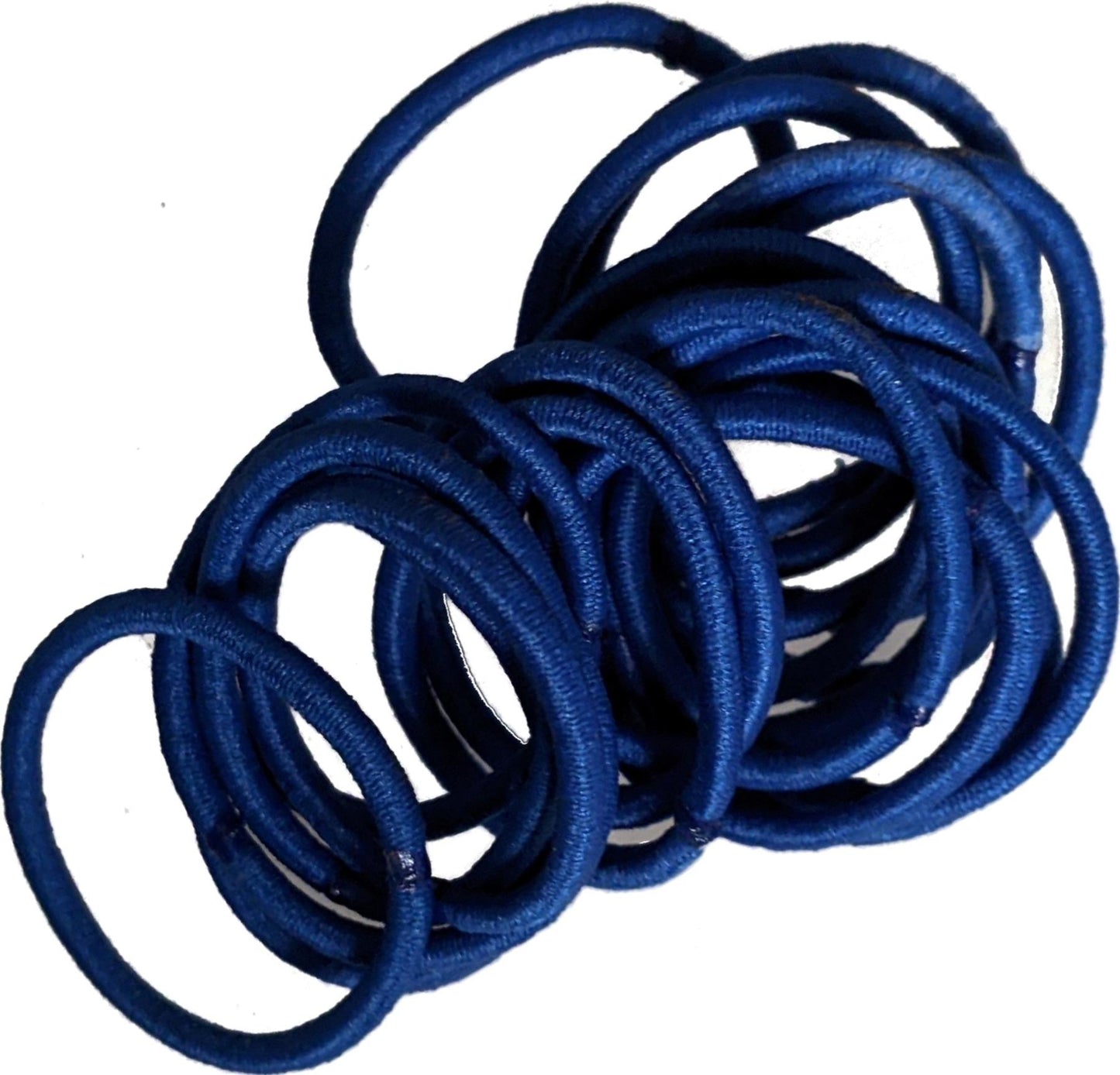 Small Royal Blue Snag-Free Thin Hair Bobbles Hair Elastics Hair Bands