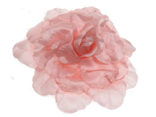 Tara Pale Pink Layered Hair Flower Hair Clip Clamp Grip Fascinator / Brooch