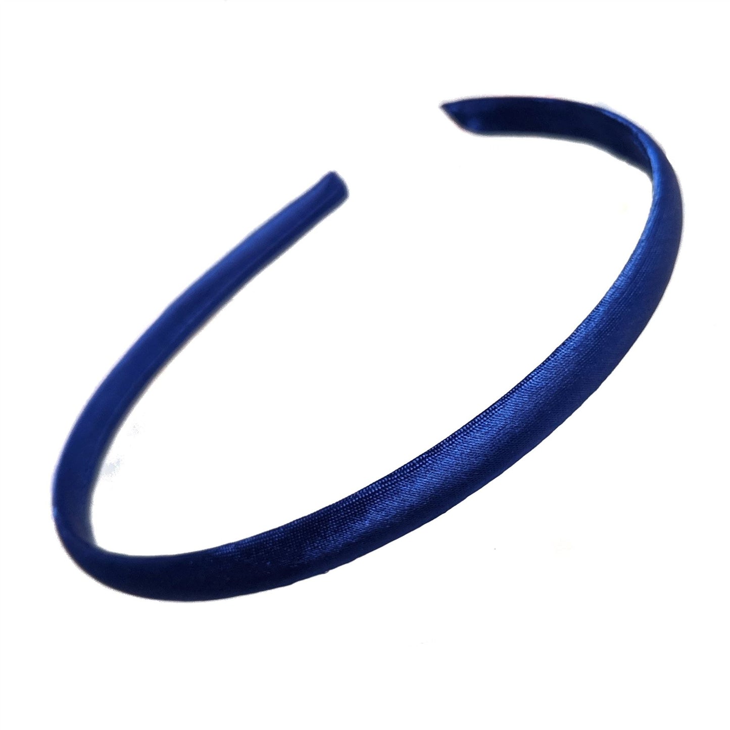 1cm Royal Blue Satin Hair Band Alice Band Headband