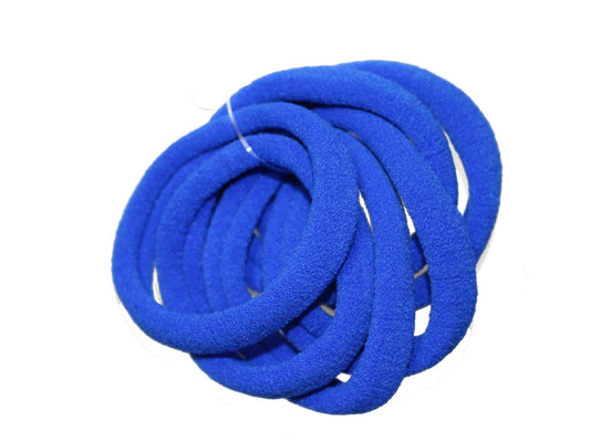 Royal Blue Jersey Endless Snag Free Hair Bobbles Hair Elastics Hair Bands