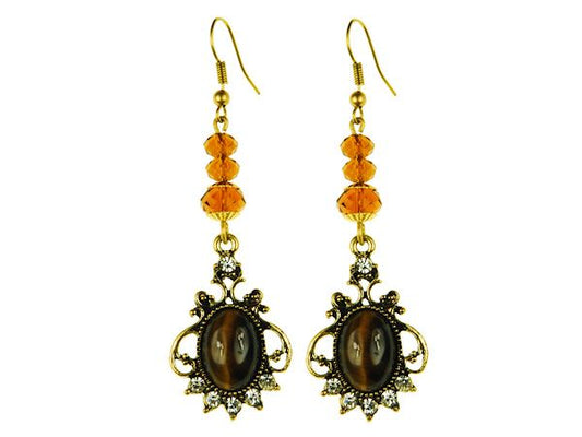 Amber Vintage Earrings