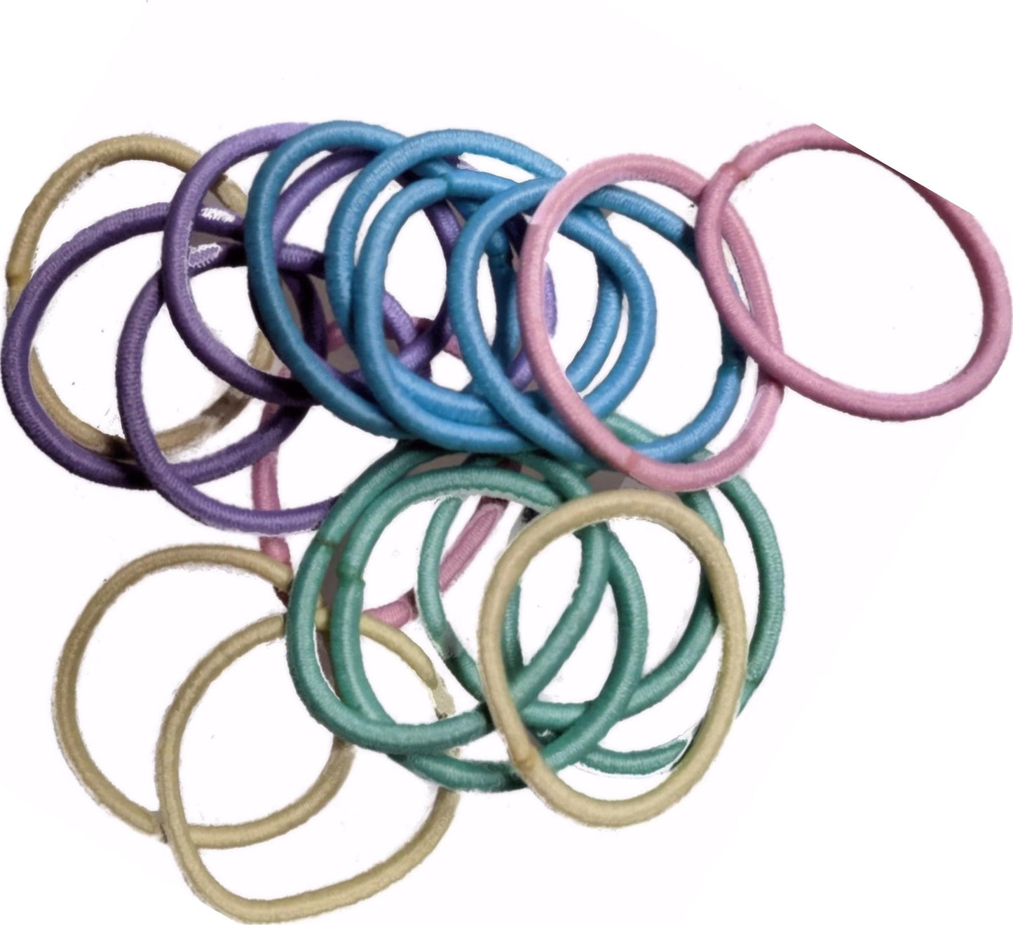 Mini Small Pastel Endless Snag Free Hair Bobbles Hair Elastics Hair Bands