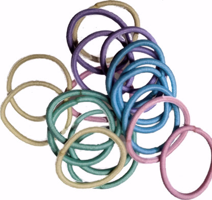 Mini Small Pastel Endless Snag Free Hair Bobbles Hair Elastics Hair Bands