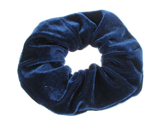 Navy Velvet Hair Scrunchie Hair Bobble Hair Elastic Band