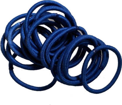 Small Royal Blue Snag-Free Thin Hair Bobbles Hair Elastics Hair Bands