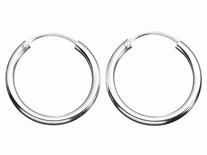 Plain Hoop Earrings