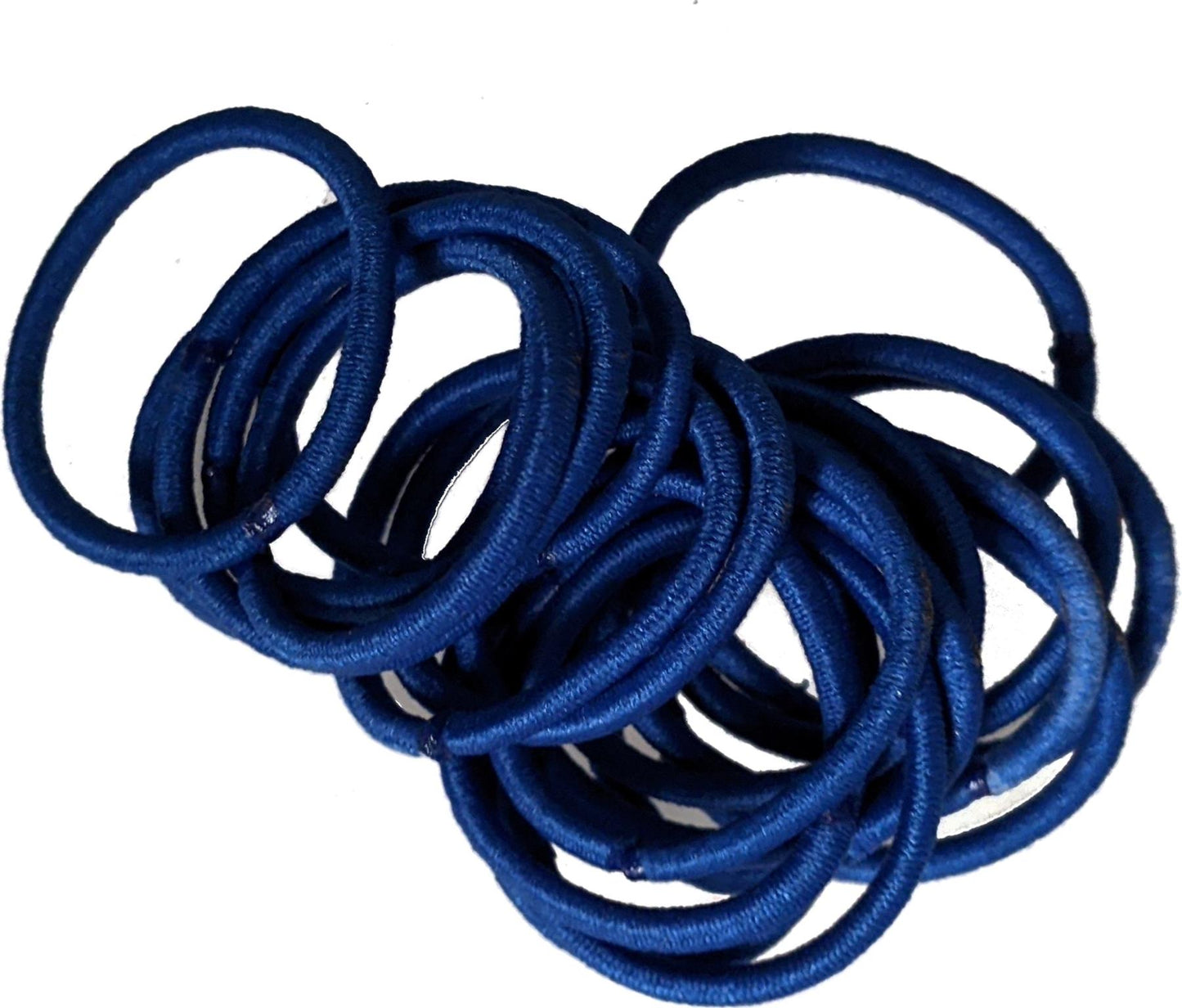 Small Royal Blue Snag-Free Thin Hair Bobbles Hair Elastics Hair Bands