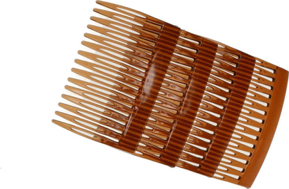 4 Pack 7cm Tort Brown Side Hair Combs Slides Clips