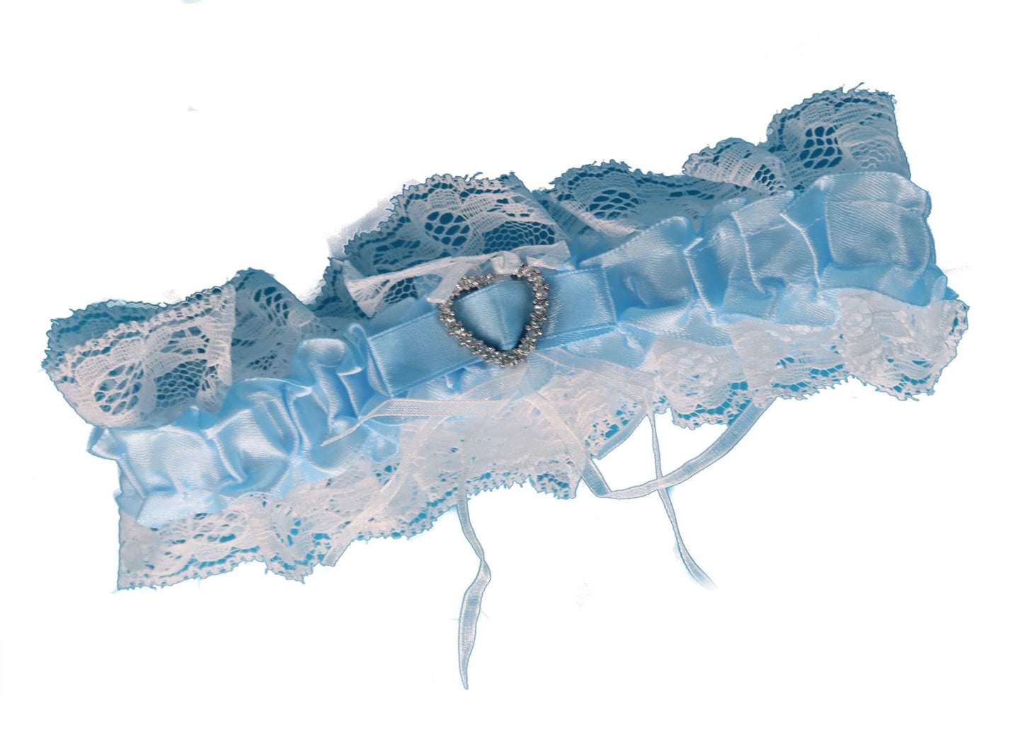 Ladies Blue Heart Garter Ladies Wedding