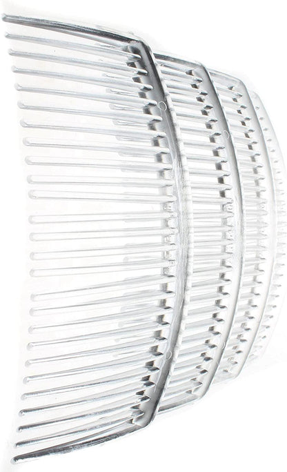 4 Pack 9cm Clear Plain Side Hair Combs Slides Grips