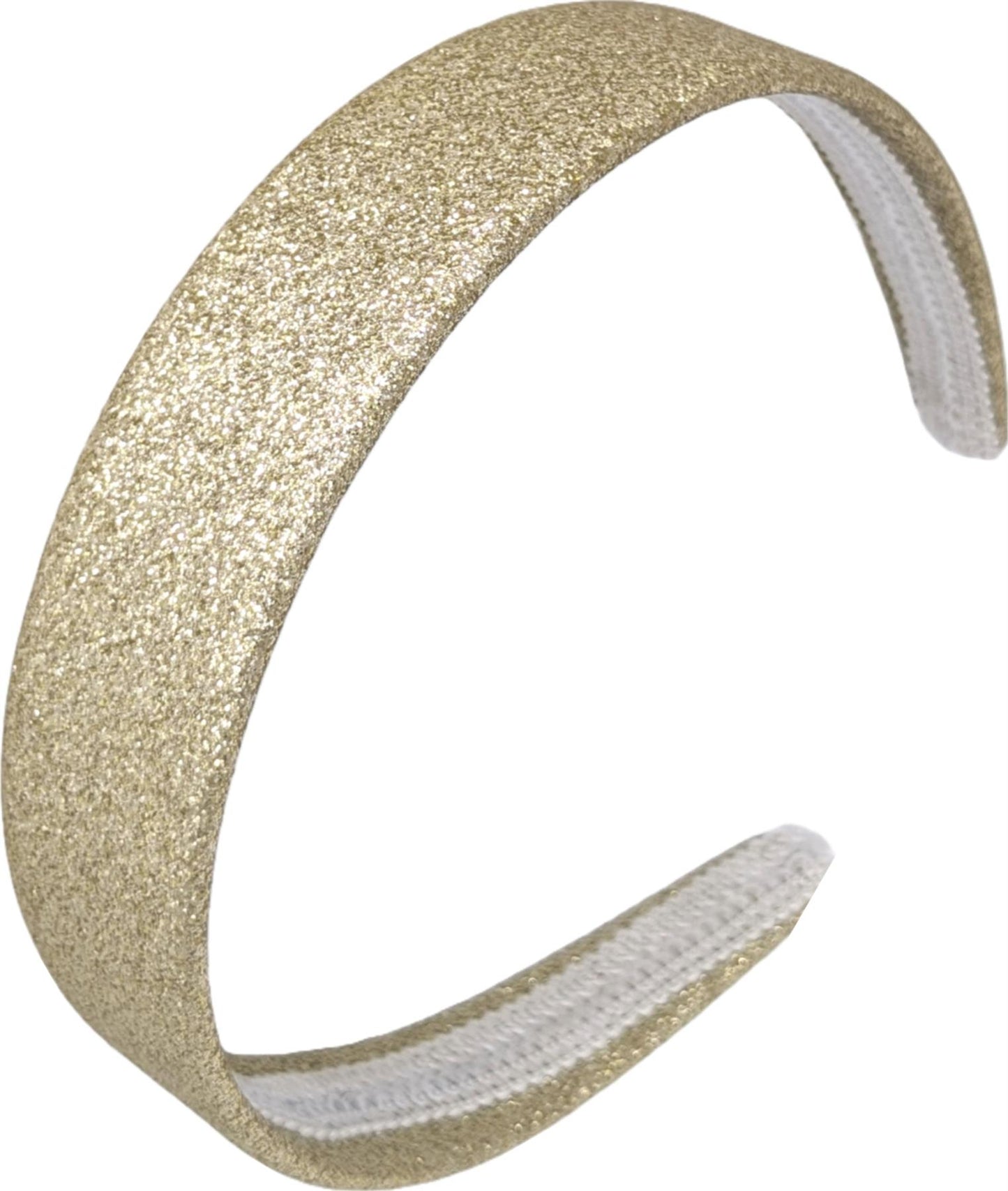 Ladies Girls Gold Glitter Headband Alice Hair Band