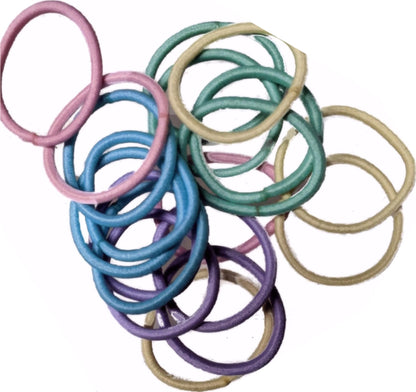 Mini Small Pastel Endless Snag Free Hair Bobbles Hair Elastics Hair Bands