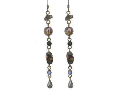 Ladies Murano Glass Drop Earrings Womens Ladies Girls