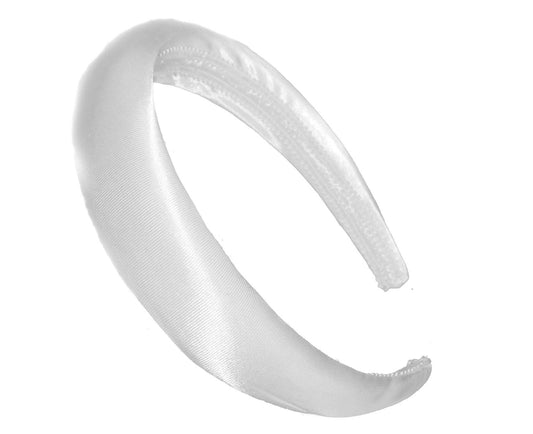 Ivory Padded Satin Hair Band