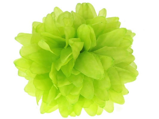 Lime Hair Flower Claw Clip Clamp Ladies Girls Wedding