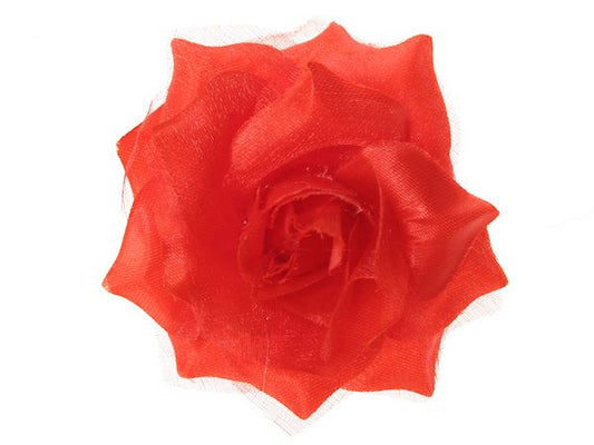 Red Rose Hair Clip Hair Clamp Grip Fascinator Hair Slide Hair Grip