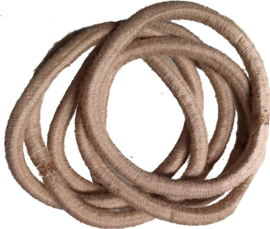 Nude Blonde Coffee Snag-Free Hair Elastics Hair Bands Hair Bobbles