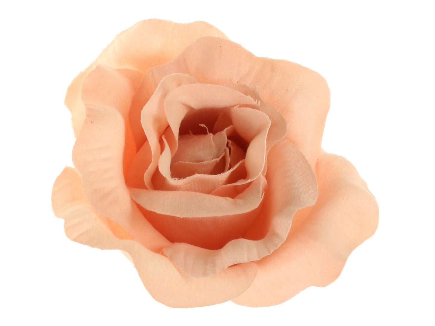 Peach Large Rose Beak Concorde Hair Clip Clamp Fascinator Slide  Wedding