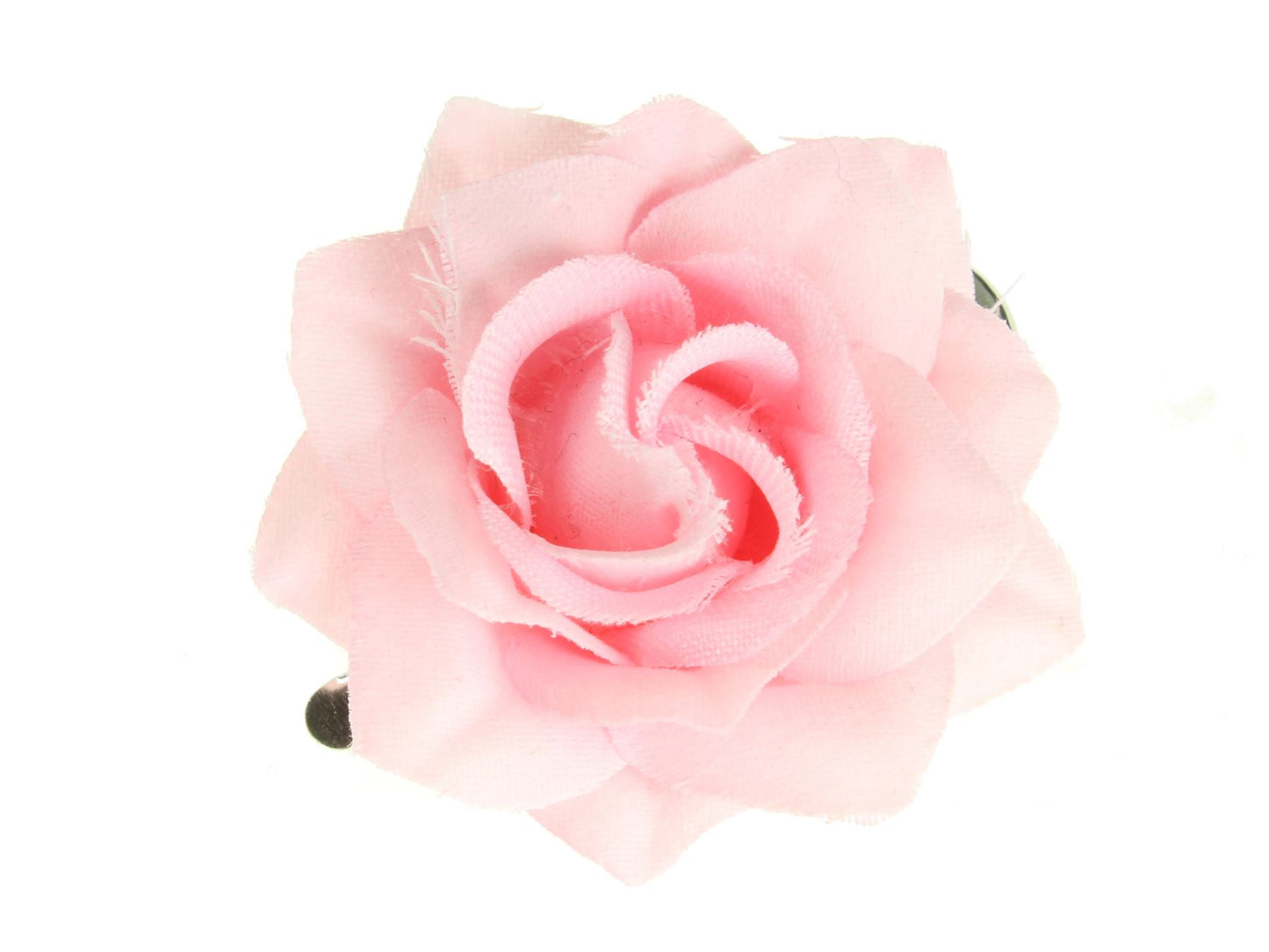 Pale Pink Small Rose Beak Hair Clip Slide