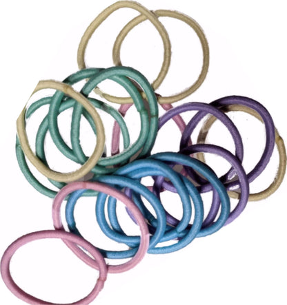 Mini Small Pastel Endless Snag Free Hair Bobbles Hair Elastics Hair Bands